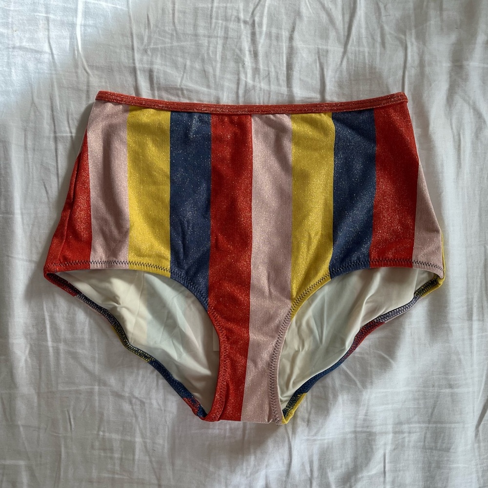 Solid & Striped at Anthropologie High Waisted Swimsuit Bottoms